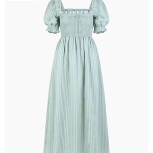 Hill House Sage Green Maxi Dress